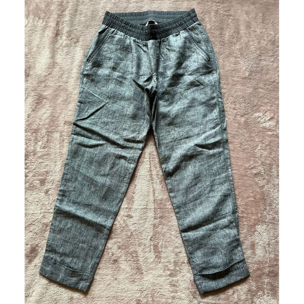 Athleta Women size 4 Gray Heather Green jogger